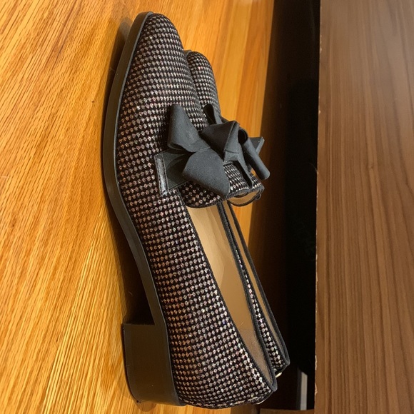 Browns couture sparkly suede shoes with bow - Picture 6 of 8